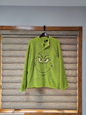 Dr. Seuss The Grinch Sherpa Pullover